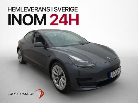 Tesla Model 3 Standard Range Pano Drag Värmare Kamera Moms