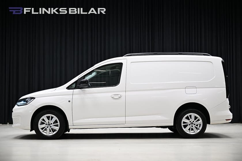 Bild 1 av Volkswagen Caddy Cargo Maxi DSG 122HK Nedlackad|LED|Drag|Värmare|Lågmil|Leasbar