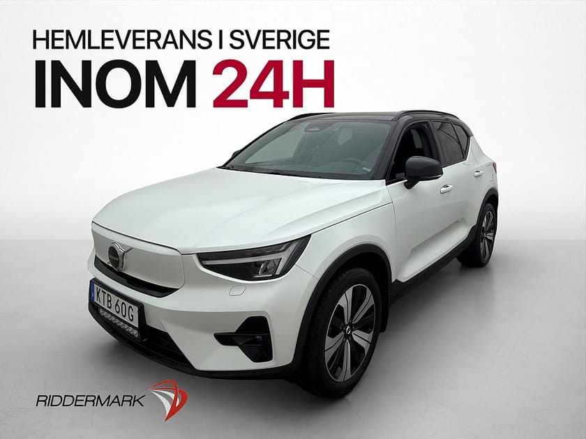 Bild 1 av Volvo XC40 Recharge 231hk Plus Värmare Dragkrok Kamera Pilot