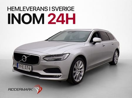 Volvo V90 D4 AWD Momentum Skinn Drag Värmare Kamera Navi