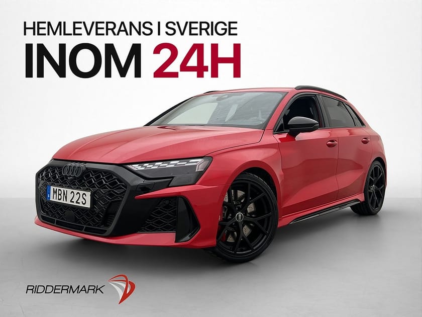 Bild 3 av Audi RS3 Sportback 2.5 TFSI 400hk Quattro 360° Sonos  HUD CarPlay Navi