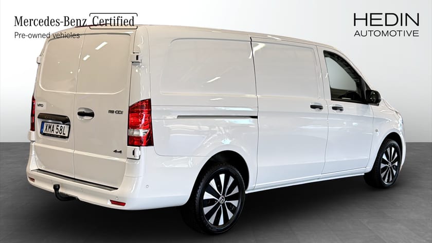 Bild 2 av Mercedes-Benz Vito 119 CDI 4x4 3.0t SKÅP LÅNG SELECT 190hk Dragkrok Automat