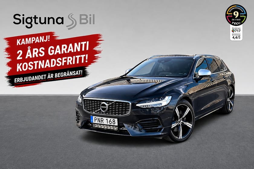 Bild 1 av Volvo V90 RESERVERAD Recharge T8 AWD R-Design / Drag