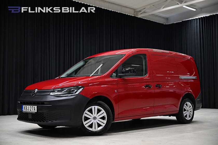 Bild 2 av Volkswagen Caddy Cargo Maxi DSG 122HK Dubbeldörr|LED|Inredd|GPS|Backkamera|Leasbar