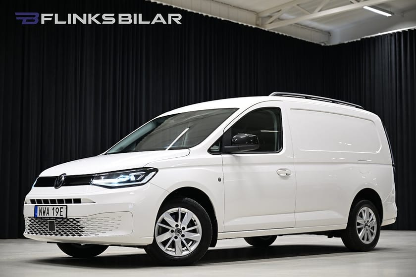 Bild 2 av Volkswagen Caddy Cargo Maxi DSG 122HK Nedlackad|LED|Drag|Värmare|Lågmil|Leasbar