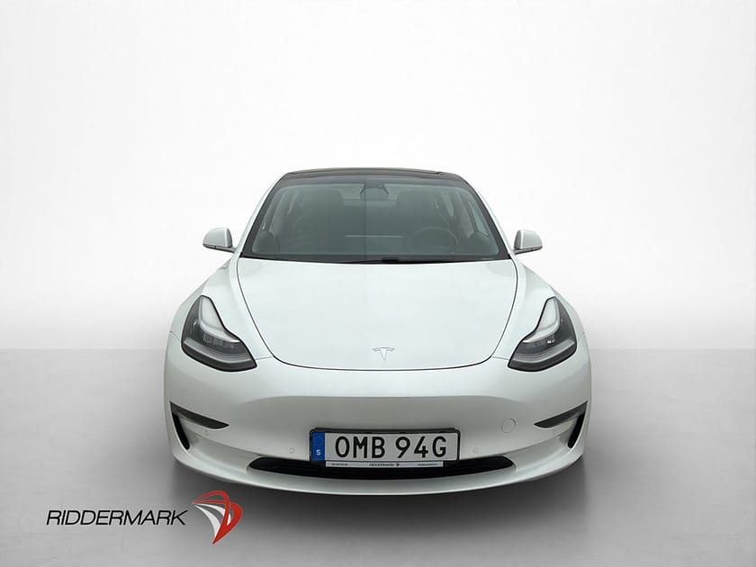 Bild 3 av Tesla Model 3 Long Range AWD Dragkrok Svensksåld Pano