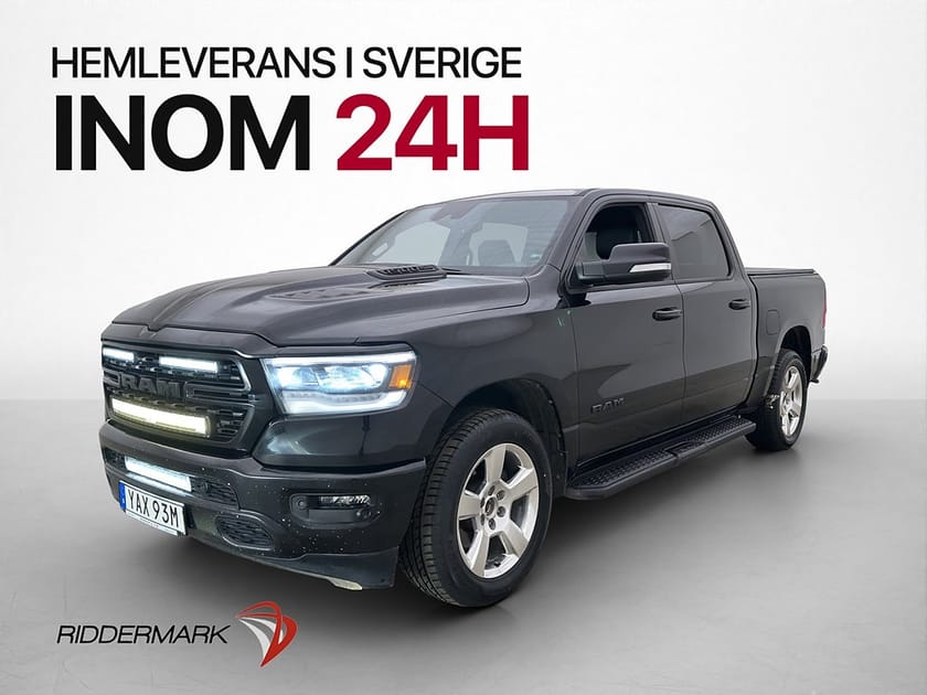 Bild 1 av RAM 1500 Crew Cab Dodge 5.7 V8 Flex Fuel 4x4 Sport Night Kamera Moms
