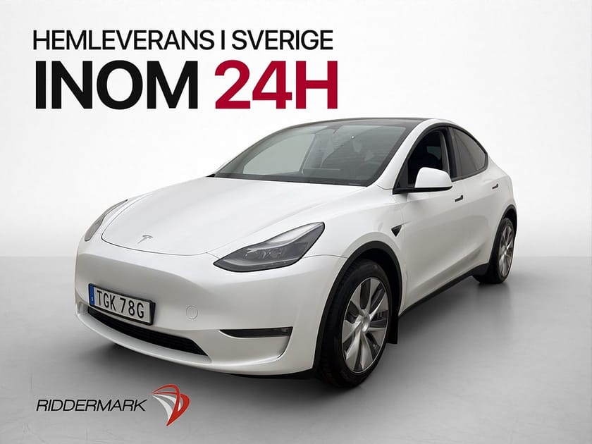 Bild 4 av Tesla Model Y Long Range AWD Pano Drag Kamera Skinn AP  Navi