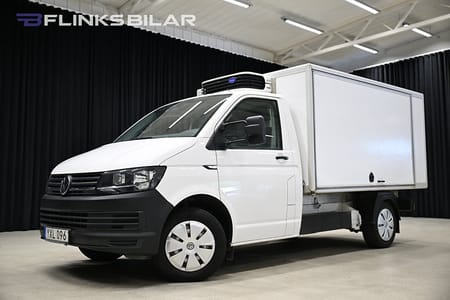 Volkswagen Transporter Chassi Cab 102HK Kylbil Kåpa Värmare Moms