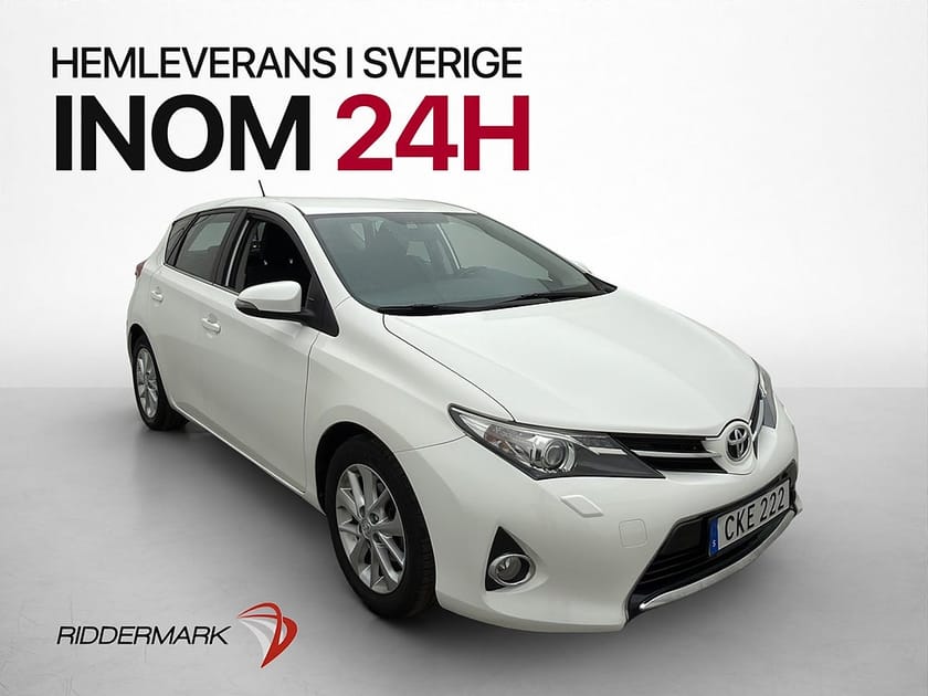 Bild 1 av Toyota Auris 1.33 Dual VVT-i 99hk M&K-Värmare Kamera