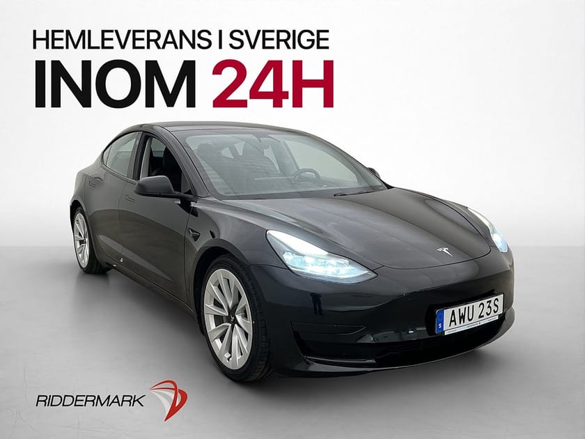 Bild 4 av Tesla Model 3 Standard Range Plus Dragkrok Autopilot Pano