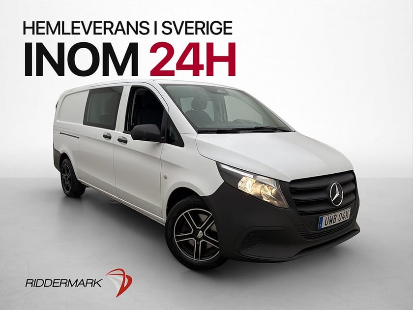 Bild 1 av Mercedes-Benz Vito Tourer 116 CDI 3.1t Mixto X-Lång D-Värm Kamera Skinn Moms