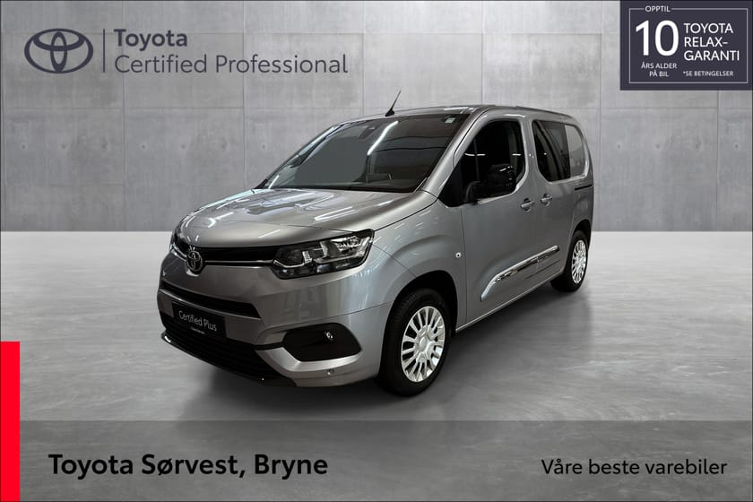 Bilde 1 av Toyota ProAce City Kort L1 1.5 Diesel 130 Automat Comfort Plus