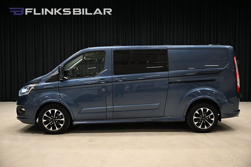 Bild 4 av Ford Transit Custom 290 185HK Automat|Sport|Dubbelhytt|Dubbeldörr|SeUtr!