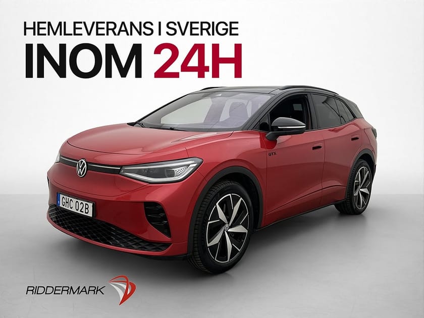 Bild 1 av Volkswagen ID.4 GTX 299hk Pano Värmare 360° Halvskinn Navi