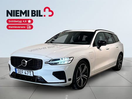 Volvo V60 Recharge T6 AWD R-Design Drag Pvärm Skinn Kamera SoV