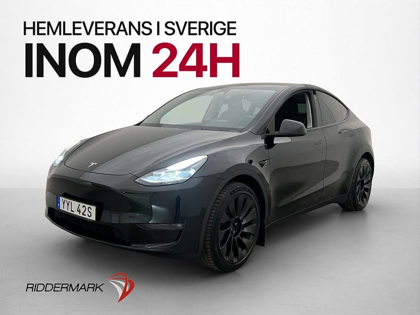 Bild 4 av Tesla Model Y Long Range AWD 1 Brukare AP Pano Skinn Drag