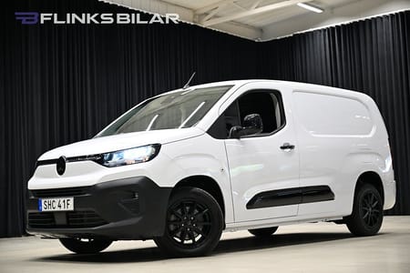 Citroën Berlingo Crew Van 131HK L2 Automat|Nyamodellen|Drag|Värmare|Leasbar|SeUtr