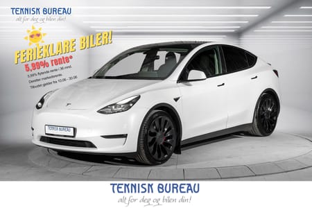 Tesla Model Y Performance Long Range AWD Performance, Matrix, 21” felger sommer