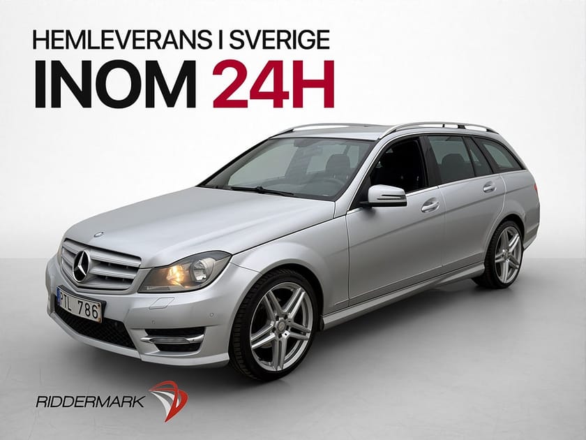 Bild 3 av Mercedes-Benz C 200 T CDI BE C200 AMG-Line P-Sensorer Halvskinn Dragkrok