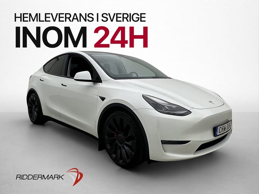 Bild 1 av Tesla Model Y Performance Autopilot Värmepump Kamera MOMS