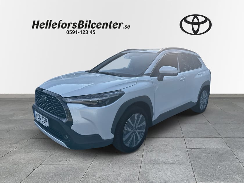 Bild 1 av Toyota Corolla Cross Hybrid AWD-i Executiv Skinn JBL Vhjul Carplay