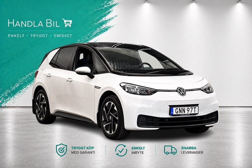 Bild 4 av Volkswagen ID.3 Pro Performance P-värm Adaptivf Rattv Navi Nybes