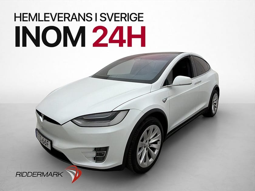 Bild 4 av Tesla Model X Long Range AWD 7-Sits MOMS Luftfjädring Drag