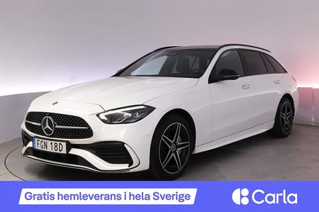 Mercedes-Benz C 300 T e AMG Pano Drag Elstol HUD 360 BSM