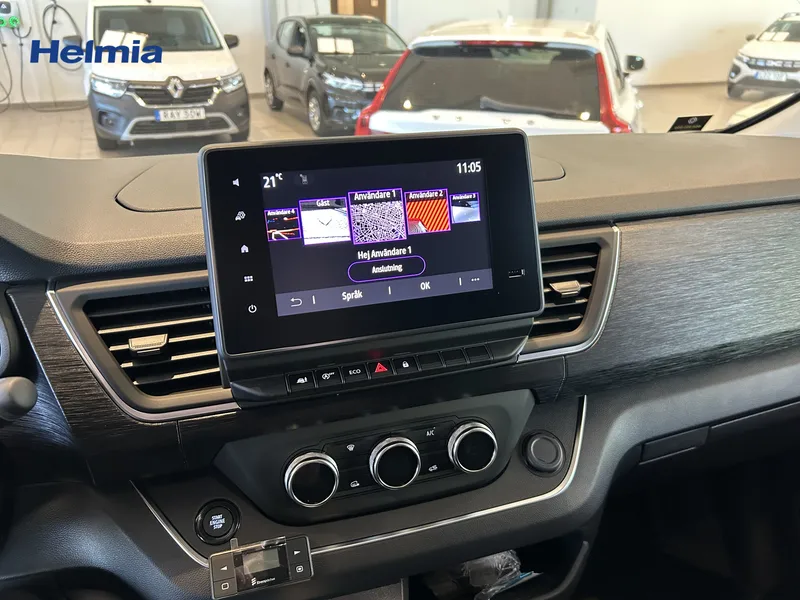 Bild 12 av 12 – Renault Trafic Skåpbil Skåp PhII Nordic L2H1 150 A Värmare med tidur