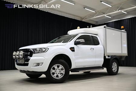 Ford Ranger SuperCab 2.2 TDCi 160HK Servicebil|Kåpa|V-Inredd|MktUtrustning