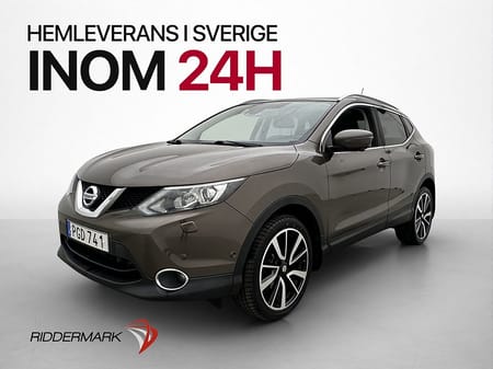 Nissan Qashqai 1.6 130hk Tekna Pano 360° Navi Halvskinn
