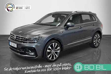 Volkswagen Tiguan 2.0 TDI 240HK 4Motion GTS R-LINE DRAG VÄRMARE SKINN