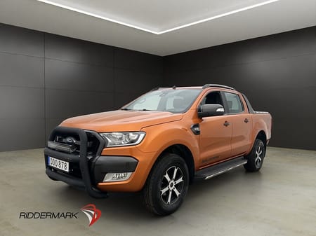 Ford Ranger Dubbelhytt Wildtrak 3.2 4x4 200hk Värmare Drag Kamera Moms