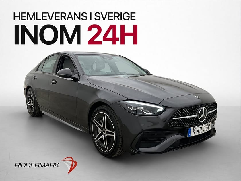 Bild 3 av Mercedes-Benz C 300 e C300 313hk AMG Burmester Värmare Navi Kamera