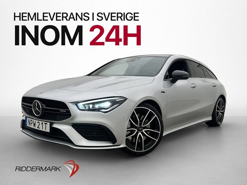 Bild 3 av Mercedes-Benz AMG CLA 35 4MATIC Shooting Brake CLA35 4M Pano Night Wide Drag MOMS