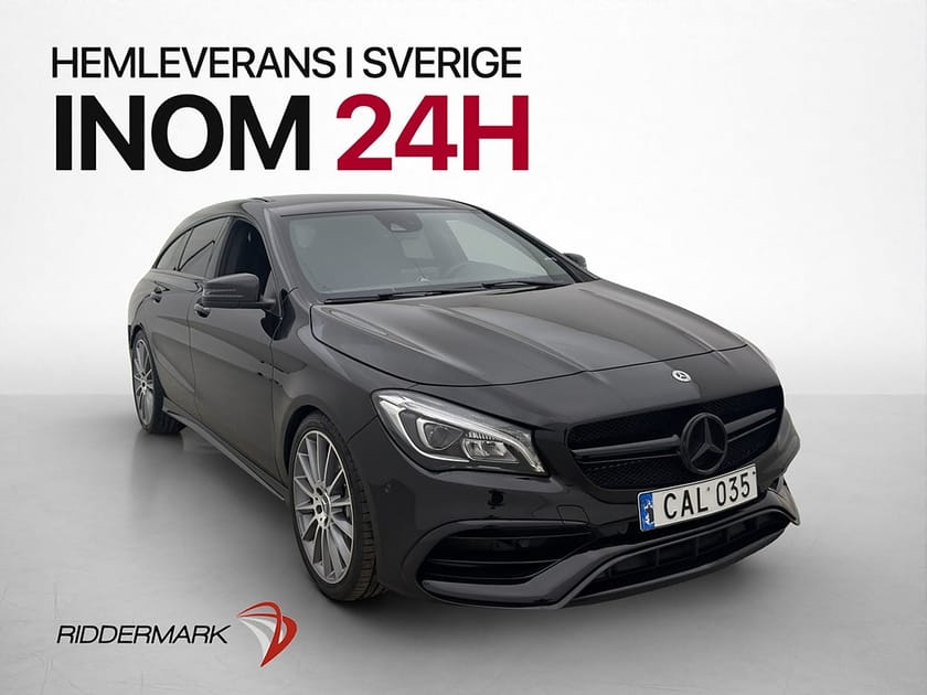 Bild 3 av Mercedes-Benz AMG CLA 45 4MATIC Shooting Brake CLA45 SB 381hk H/K Kamera Navigation