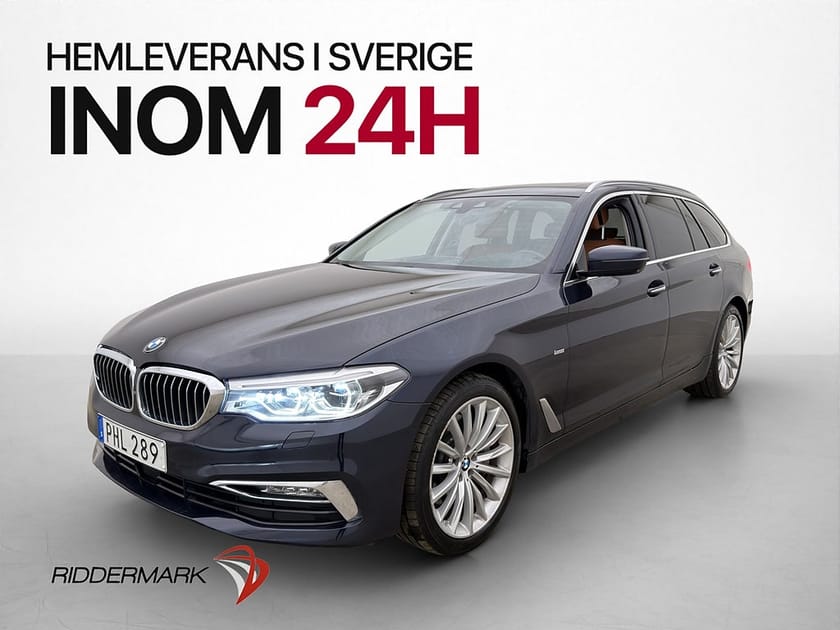 Bild 3 av BMW 530d xDrive Touring 530 265hk Luxury Line Pano Drag 360° HUD Skinn
