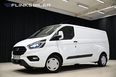 Ford Transit Custom 300 130HK L2|Automat|Drag|Värmare|LED|NyKamrem|Moms