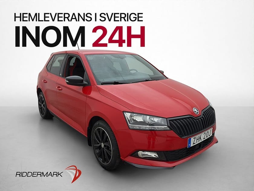 Bild 1 av Škoda Fabia Skoda 1.0 TSI 95hk Monte Carlo CarPlay Farthållare
