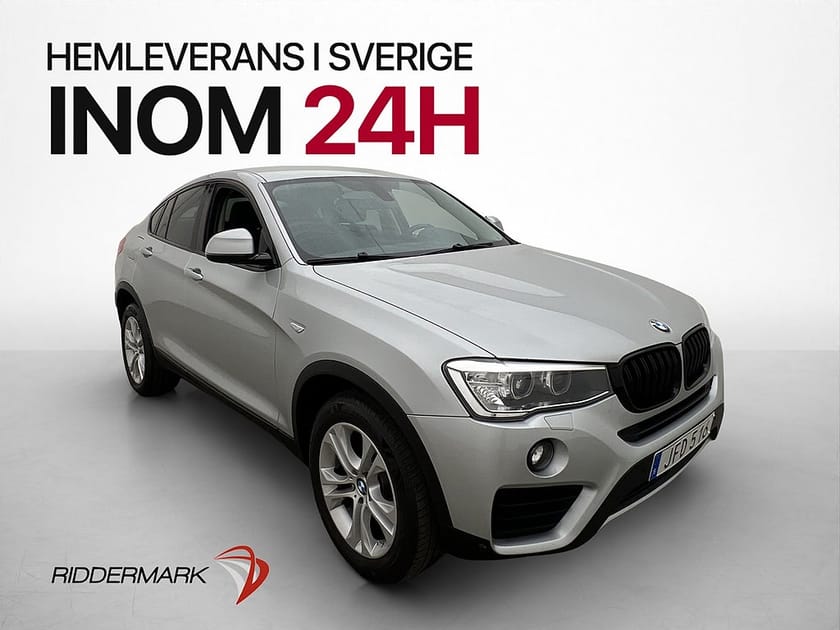 Bild 1 av BMW X4 xDrive20d 190hk HiFi Navi P-Sensorer Halvskinn Drag