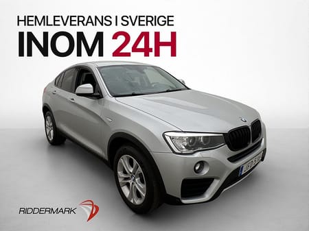 BMW X4 xDrive20d 190hk HiFi Navi P-Sensorer Halvskinn Drag