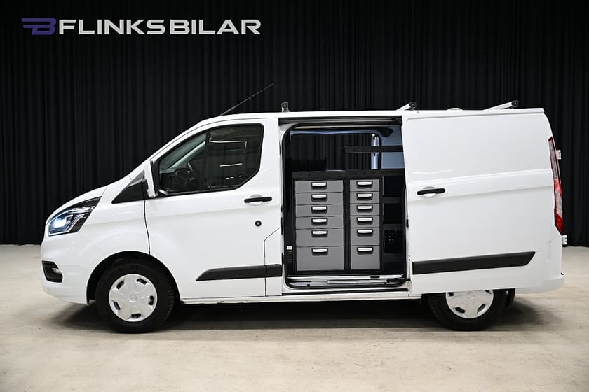 Bild 1 av Ford Transit Custom 300 130HK Automat|Servicebil|Dubbeldörr|Inredd|Moms