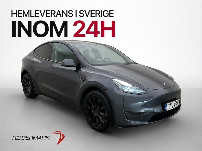 Bild 1 av Tesla Model Y Long Range AWD Pano Autopilot Sv-Såld