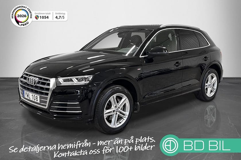 Bild 1 av Audi Q5 2.0 TFSI 252HK Quattro S-Line Låga Mil Två Brukare Drag