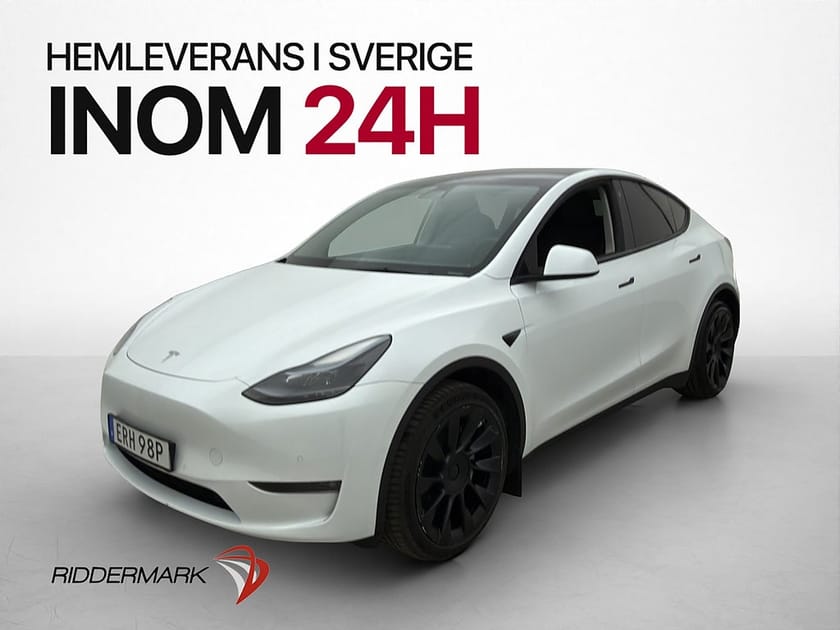Bild 1 av Tesla Model Y Long Range AWD Svensksåld Panorama MOMS