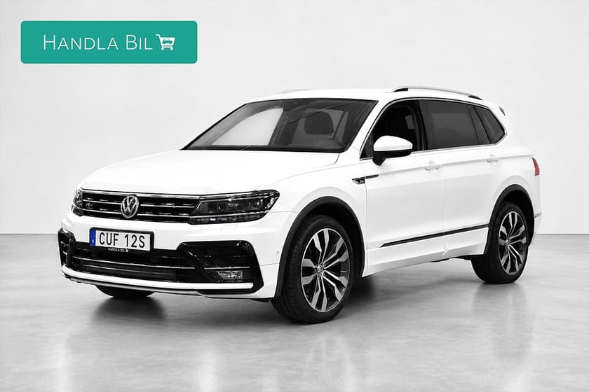 Bild 1 av Volkswagen Tiguan Allspace 7-sätes 2.0 TDI 4M R-Line 7-sits Drag D-Värm Cockpit Massage 190hk
