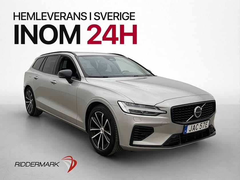 Bild 3 av Volvo V60 Recharge T6 AWD Plus Dark Rattvärme Navi Skinn LED
