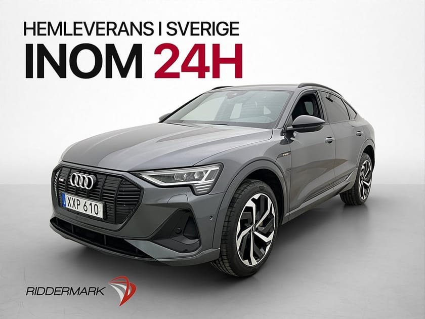 Bild 1 av Audi e-tron Sportback 55 quattro Q S-Line Pano B&O 3D-Kamera Skinn