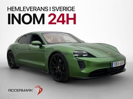 Porsche Taycan GTS Sport Turismo Pano BOSE Luft 360° 18-vägs